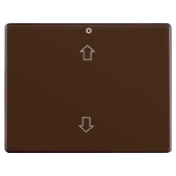 14050301 - Cover plate for switch/push button brown 14050301