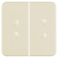 1565 - Cover plate for switch/push button white 1565