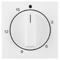 16328989 - Cover plate for time switch white 16328989