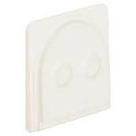 18033512 - Cable entry slider with 2 inlets white 18033512