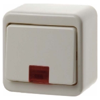 50069940 - Push button 1 change-over contact white 50069940