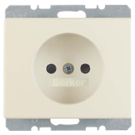 6161150002 - Socket outlet (receptacle) white 6161150002