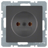 6167036086 (10 Stück) - Socket outlet (receptacle) anthracite 6167036086