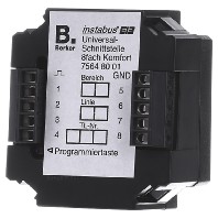 75648001 - EIB, KNX universal push-button interface 8 inputs or 8 outputs, 75648001