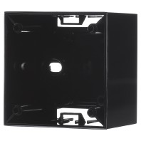 911512510 - Surface mounted housing 1-gang black 911512510