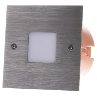 0P3930WW - LED wall light with power LED 1W, stainless steel, recessed mounting, P3930 warm white