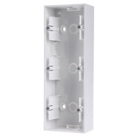 1703-884 - Surface mounted housing 3-gang white 1703-884