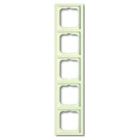 1725-182 - Frame 5-gang cream white 1725-182