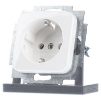 20 EUC-214 - Socket insert alpine white with plug connection, 20 EUC-214