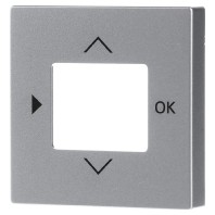 6435-83 - Cover plate for time switch aluminium 6435-83