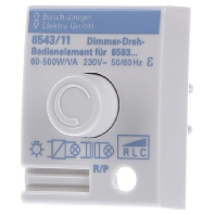 6543/11 - Cover plate for dimmer 6543/11