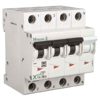 PXL-B20/3N - Miniature circuit breaker 4-p B20A PXL-B20/3N