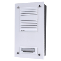 TUP-1/1RAL 9016 - Push button panel door communication TUP-1/1RAL 9016