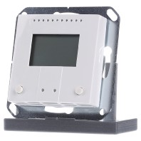 ELS 70370 KNX TH-B-UP - EIB, KNX indoor sensor for temperature and humidity with display and buttons, with heating controller and ventilation controller, white, ELS 70370 KNX TH-BU