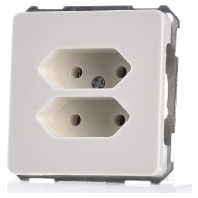215910 - Socket outlet (receptacle) cream white 215910