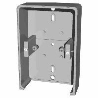 504200 - Empty box for skirting duct RAL1013 504200