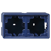 006246 - Surface mounted housing 2-gang blue 006246