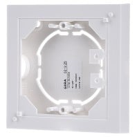 021929 - Surface mounted housing 1-gang white 021929