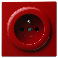 048443 - Socket outlet (receptacle) red 048443