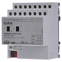 104000 - EIB, KNX switching actuator 2-ch, 104000