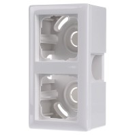 106203 - Surface mounted housing 2-gang white 106203