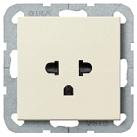 284001 - Socket outlet (receptacle) cream white 284001