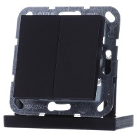 2860005 - Series switch flush mounted black 2860005