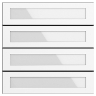 5534902 - Speak/ring module for door station White 5534902