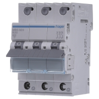 MBS320 - Miniature circuit breaker 3-p B20A MBS320