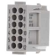 09 14 012 3001 - Pin insert for connector 12p 09 14 012 3001