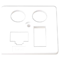 HAXHSE-G0401-C024 - Multi insert/cover for datacom connect. HAXHSE-G0401-C024