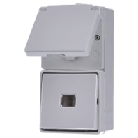 671 W - Combination switch/wall socket outlet 671 W