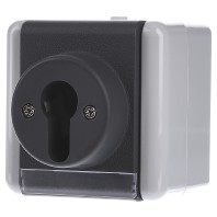 833.18 W - Push button 1 change-over contact grey 833.18 W