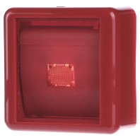 860 WGL RT - Cover plate for switch/push button red 860 WGL RT