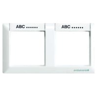 ABAS 5830 NA - Frame 3-gang cream white ABAS 5830 NA