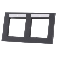 AC 5820 BFNA ANM - Frame 2-gang anthracite AC 5820 BFNA ANM