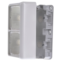 CD 582 A WW - Surface mounted housing 2-gang white CD 582 A WW