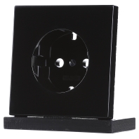 LS 520 SW PL - Cover plate for Wall socket black LS 520 SW PL