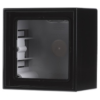 LS 581 A SW - Surface mounted housing 1-gang black LS 581 A SW