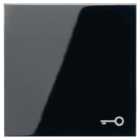 LS 990 T SW - Cover plate for switch/push button black LS 990 T SW