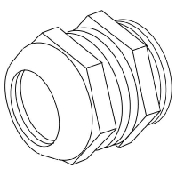 2532/09B (50 Stück) - Cable gland / core connector PG9 2532/09B