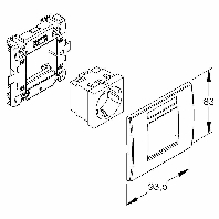 KESL-1.3 - Device box for device mount wireway KESL-1.3