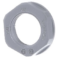 GMP-GL Pg9 R7001 SGY - Locknut for cable screw gland PG9 GMP-GL Pg9 R7001 SGY