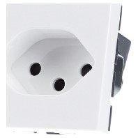 077506 - Socket outlet (receptacle) white 077506