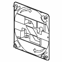 Plexo IBP80 - Mounting plate for cable support system Plexo IBP80