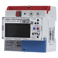 EZ-EMU-WSUP-D-REG-FW - EIB, KNX energy meter Superior, 3-phase, EZ-EMU-WSUP-D-REG-FW