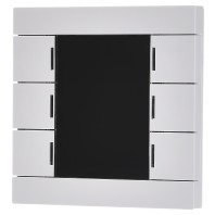 BE-BZS86.01 - EIB, KNX, Central Operation Unit Smart 86 with colour display, Plastic, White glossy finish - BE-BZS86.01