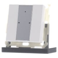 BE-TA55P2.01 - EIB/KNX Push Button 2-fold Plus, White matt finish - BE-TA55P2.01