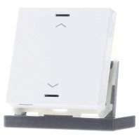 BE-TAL6301.A1 - EIB, KNX, Push Button Lite 63 1-fold, RGBW, blinds, Studio white glossy finish, BE-TAL6301.A1