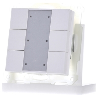 RF-TA55A6.01 - EIB/KNX RF Push Button 6-fold Plus with Actuator, White shiny finish - RF-TA55A6.01